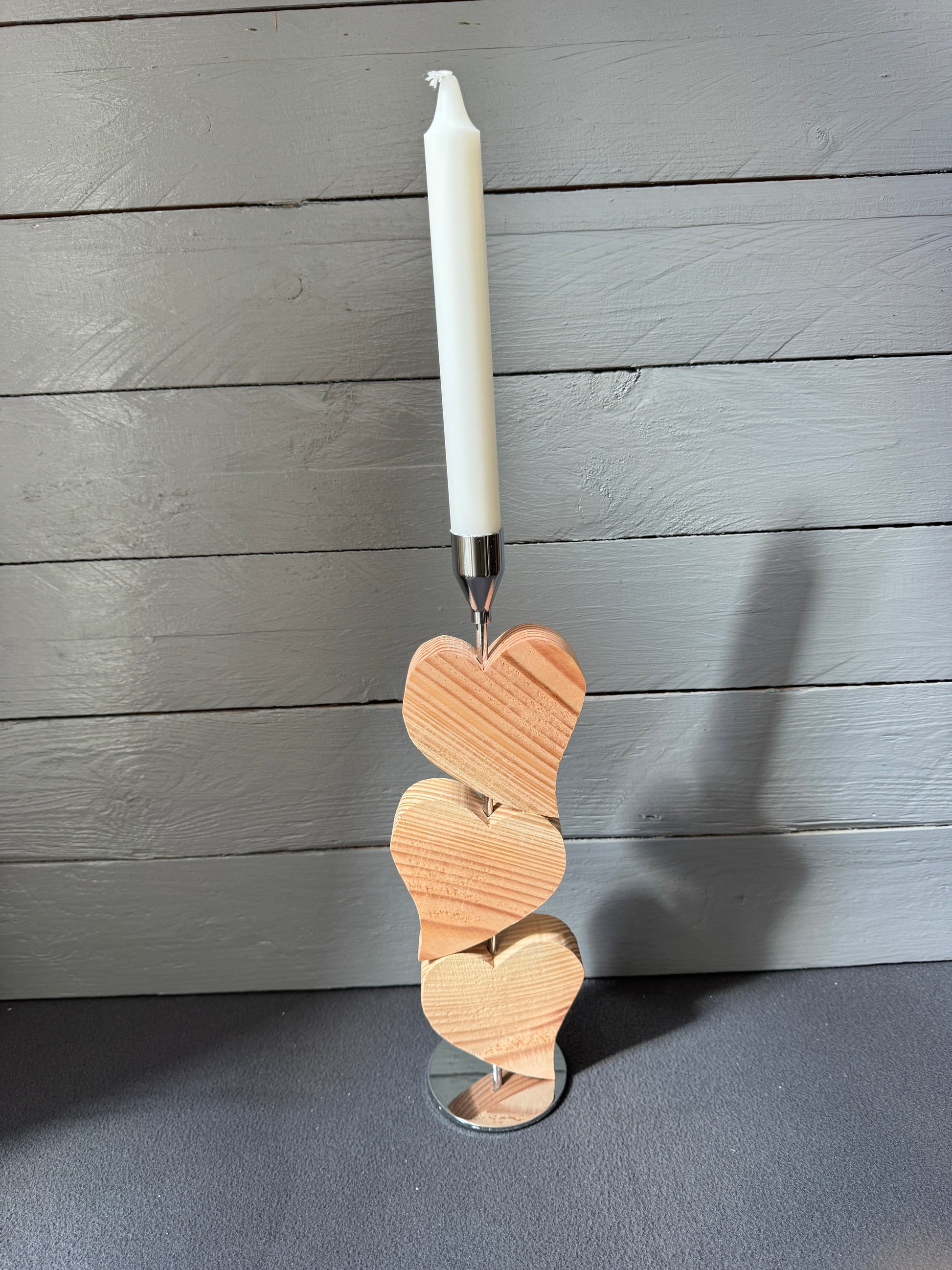 Personalisierter Kerzenständer aus Metall – Ideal für Hochzeiten mit Namen und Datum