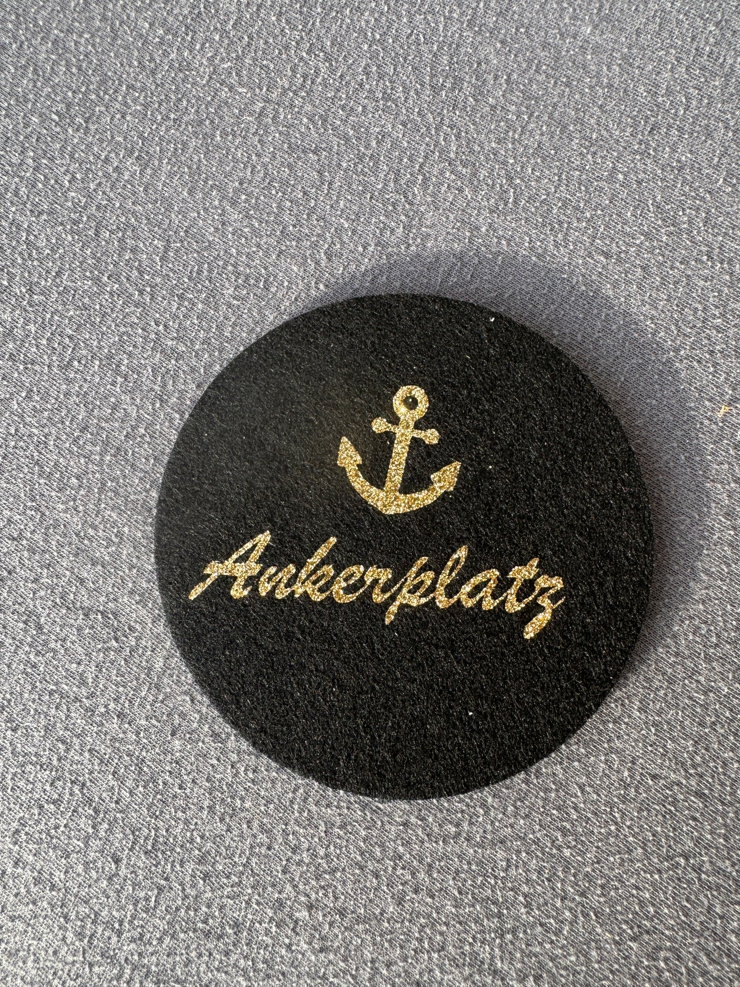 Statement Filzuntersetzer mit Spruch