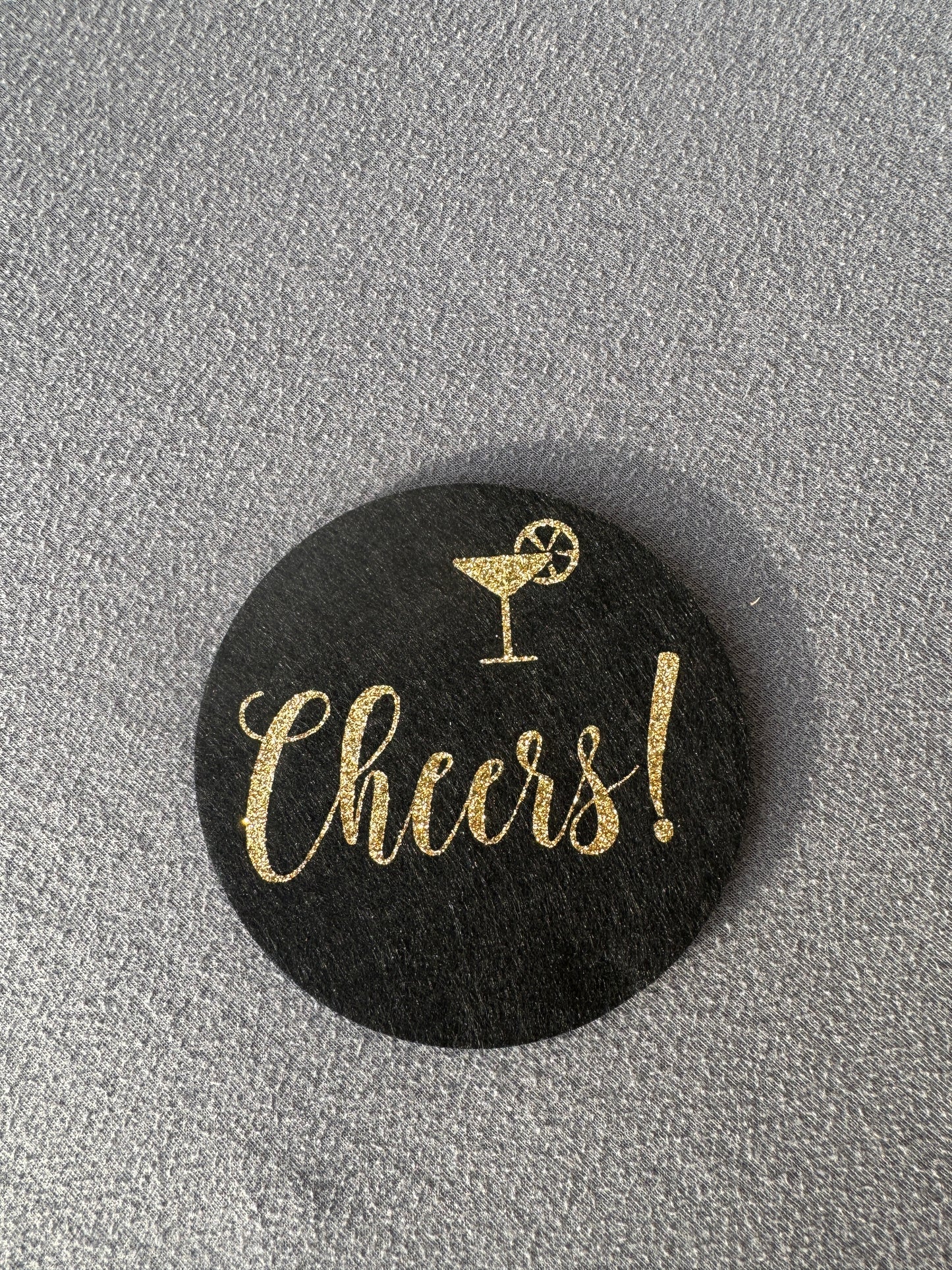 Statement Filzuntersetzer mit Spruch
