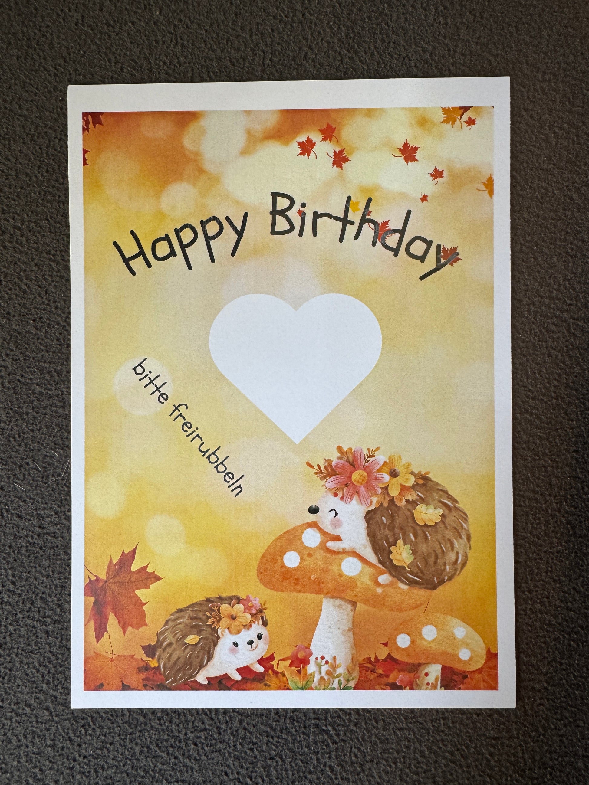 Handgemachtes Rubbellos als individuelles Geschenk