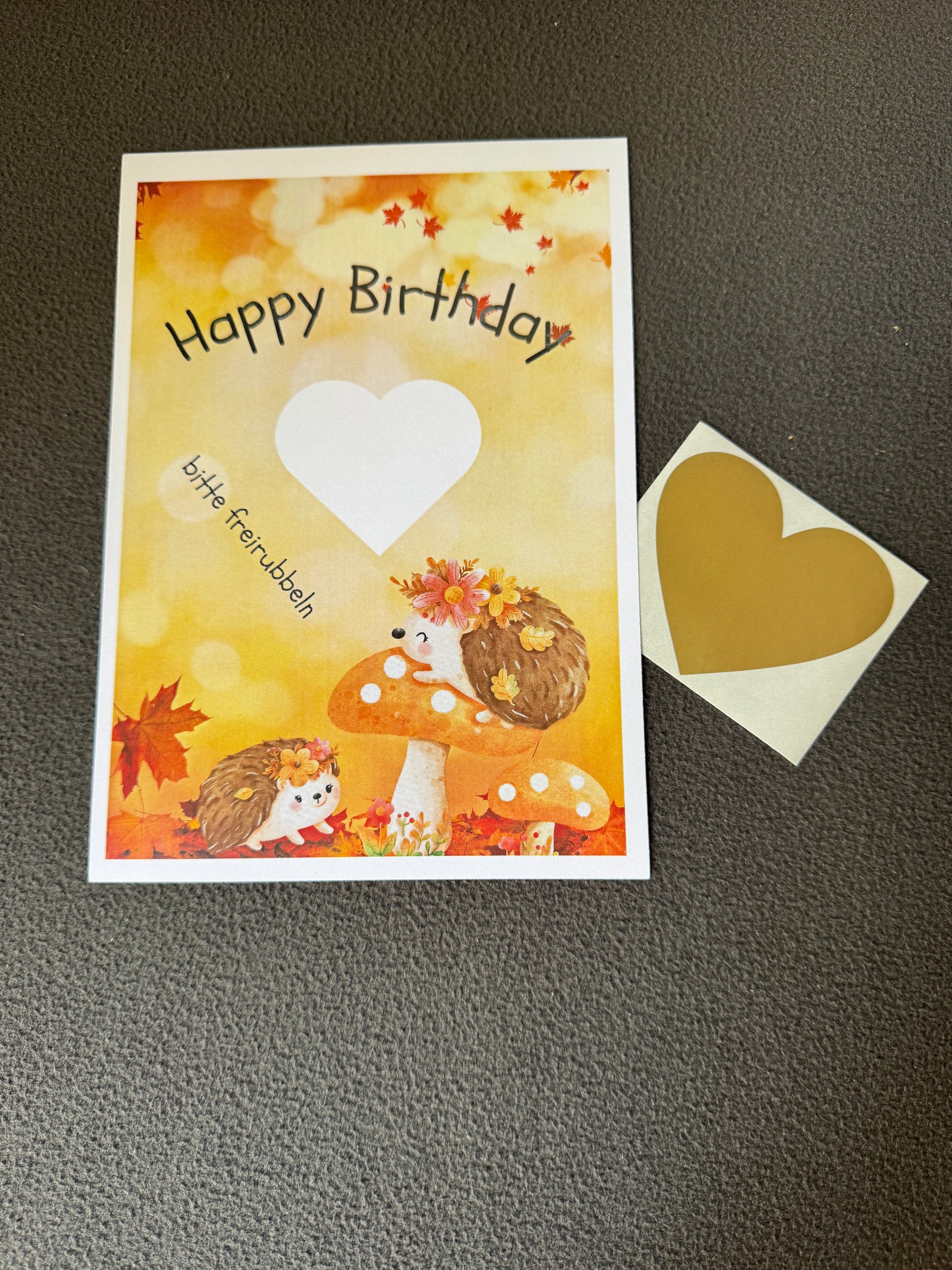 Personalisierbares Geburtstags-Rubbellos für Freunde und Familie