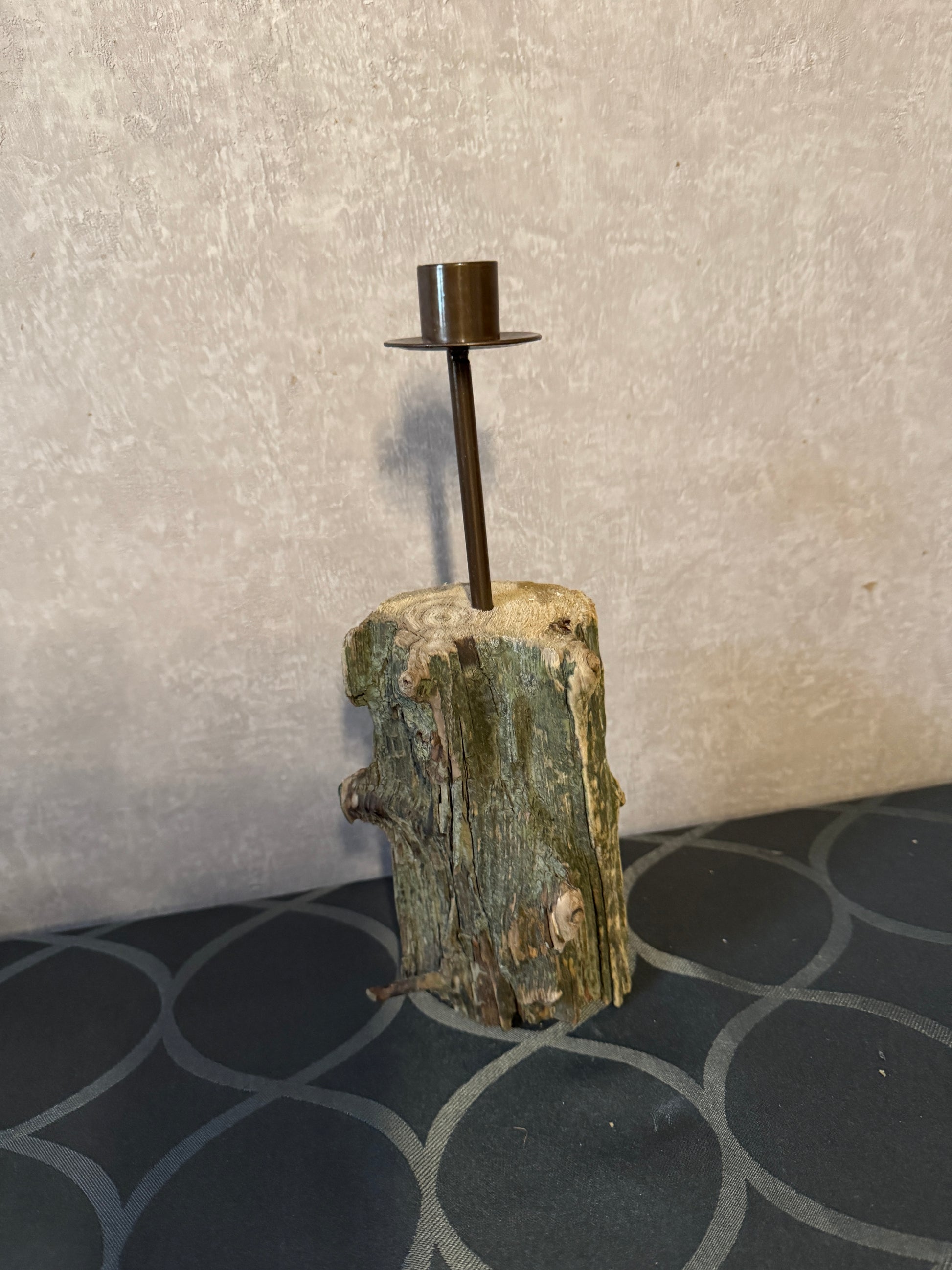 Kerzenständer aus echtem Nordsee-Treibholz