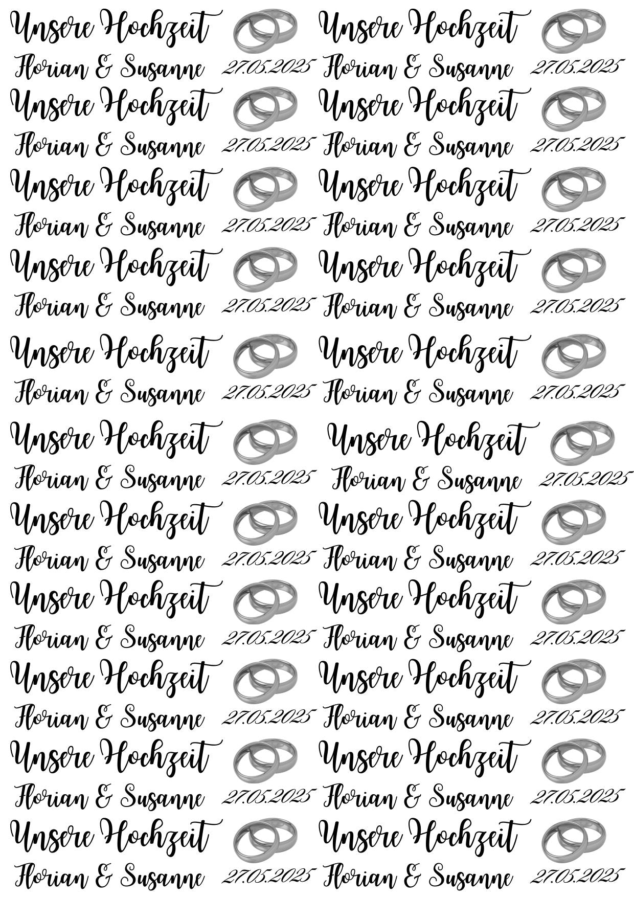 DIY-Gastgeschenk mit Kerzenmotiv zur Hochzeit