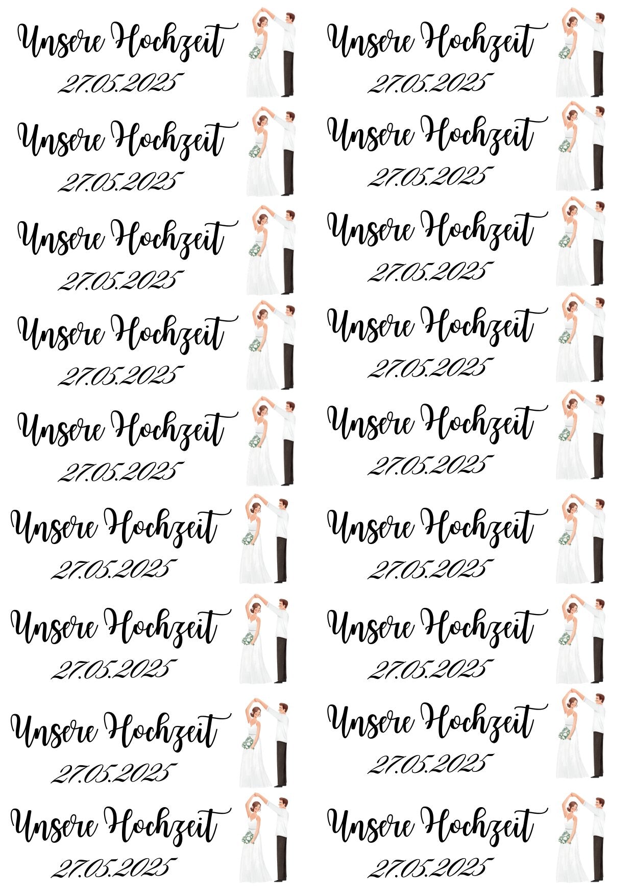 Beispiel für DIY-Gastgeschenke mit Kerzentattoos