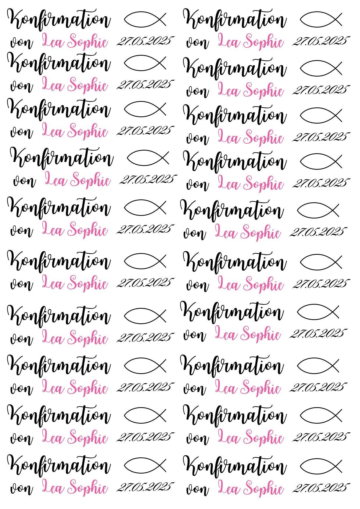 Tauf- und Konfirmationskerzen als Gastgeschenke selbst gestalten