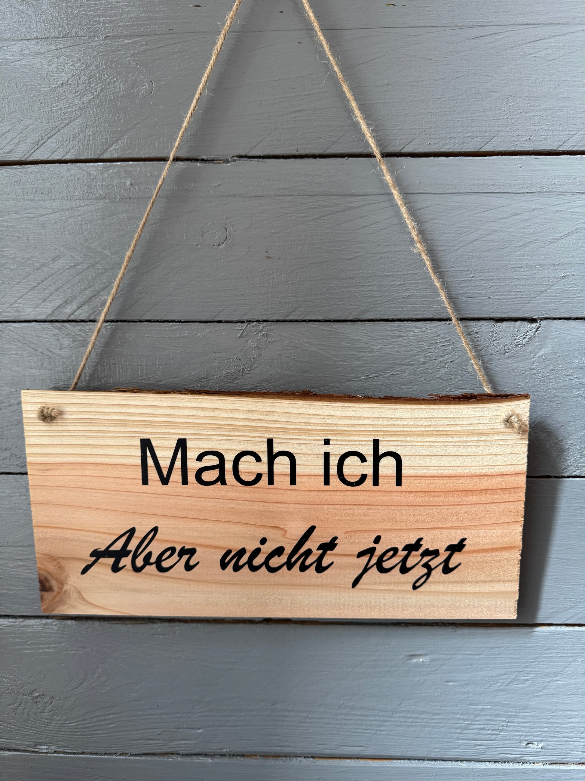 Lustige Wanddeko für Home Office oder Küche – Geschenk für entspannte Aufschieber