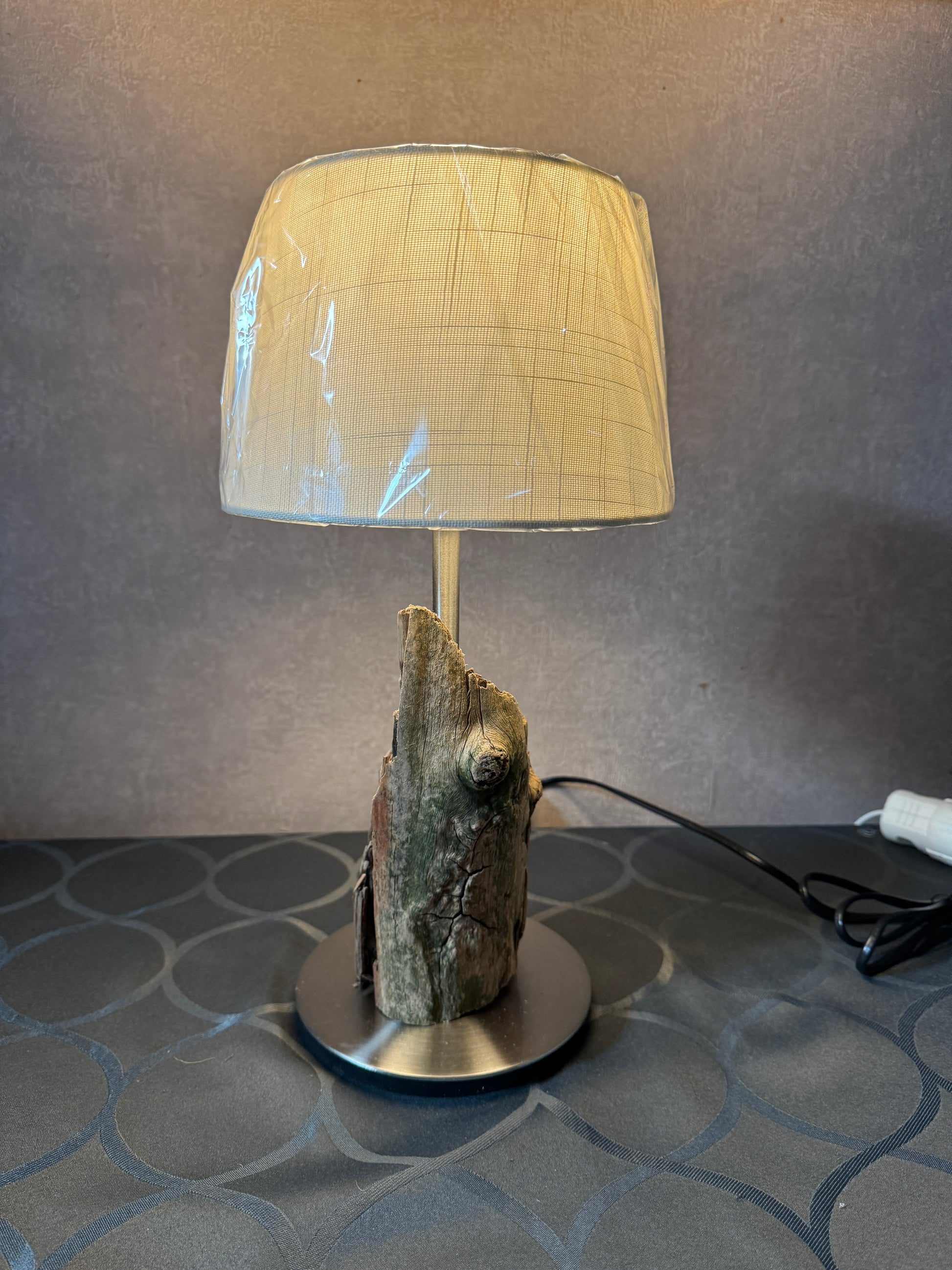 Maritime Treibholzlampe von der Insel Amrum – Nordseelicht Unikat
