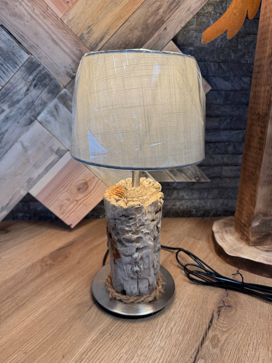 Treibholzlampe Nordseelicht Westerhever – handgefertigtes Unikat aus Nordseeholz