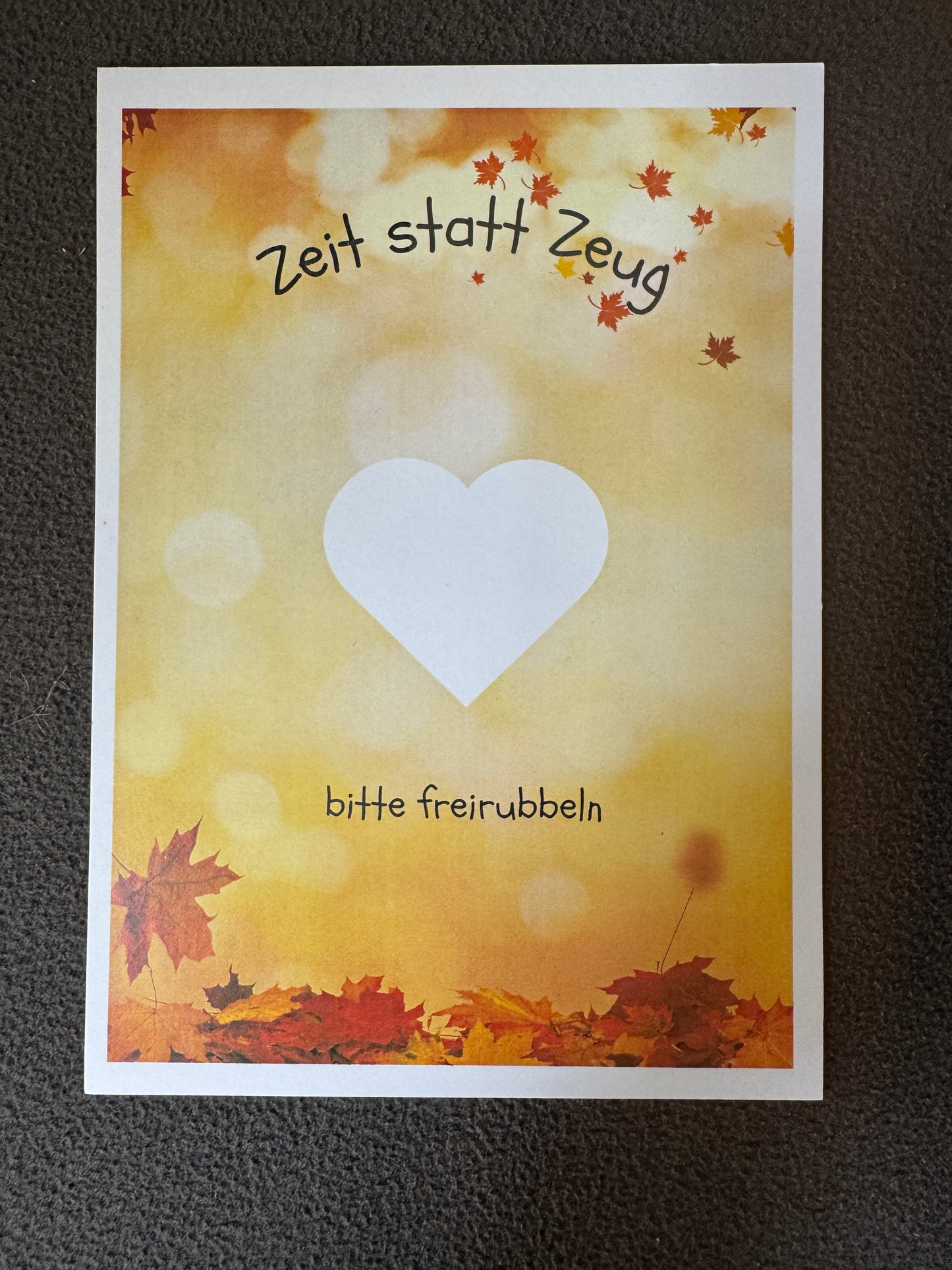 Kreatives DIY-Geschenk zum Abrubbeln