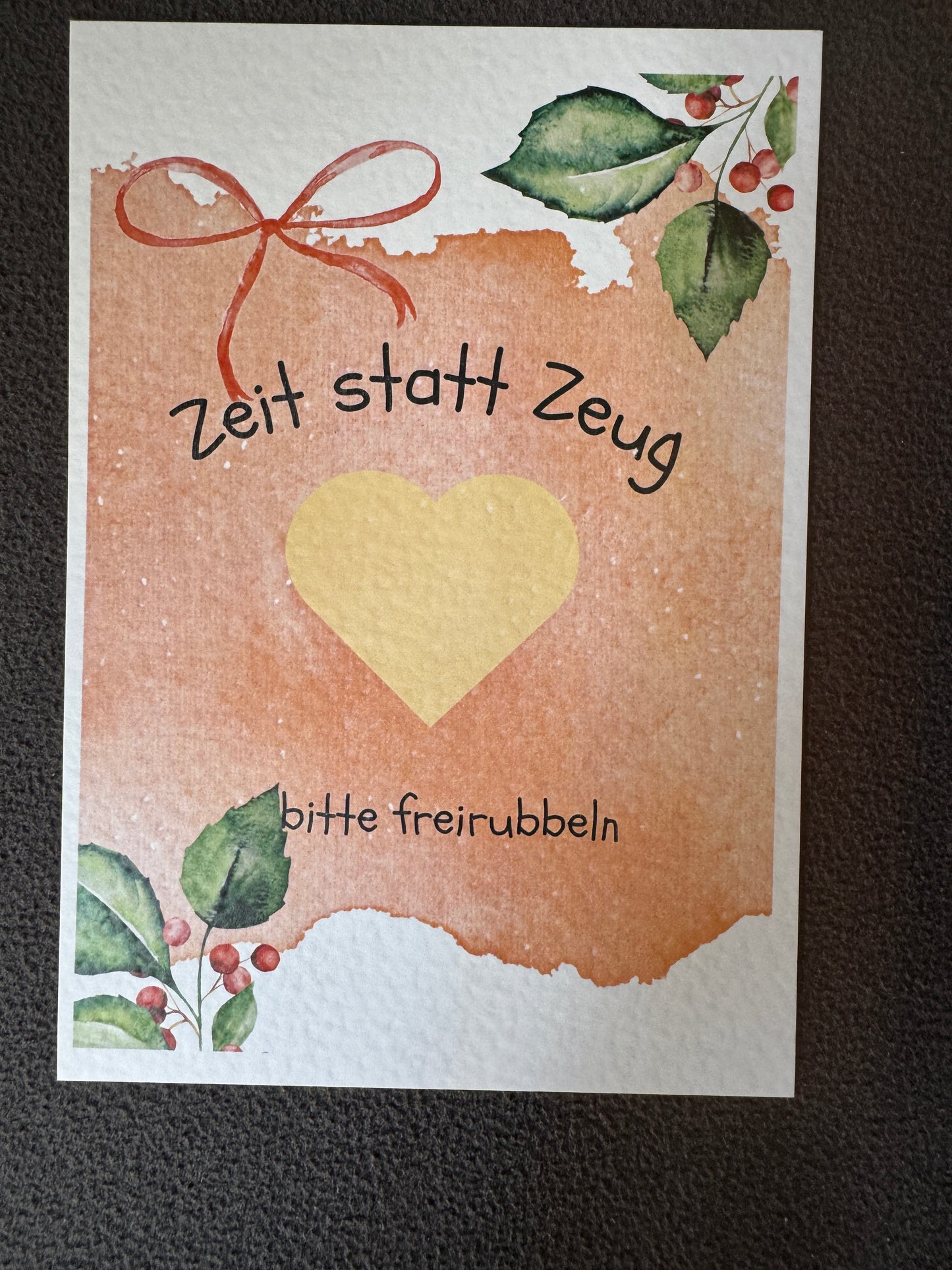 Glücksmoment-Rubbellos für Freunde und Familie