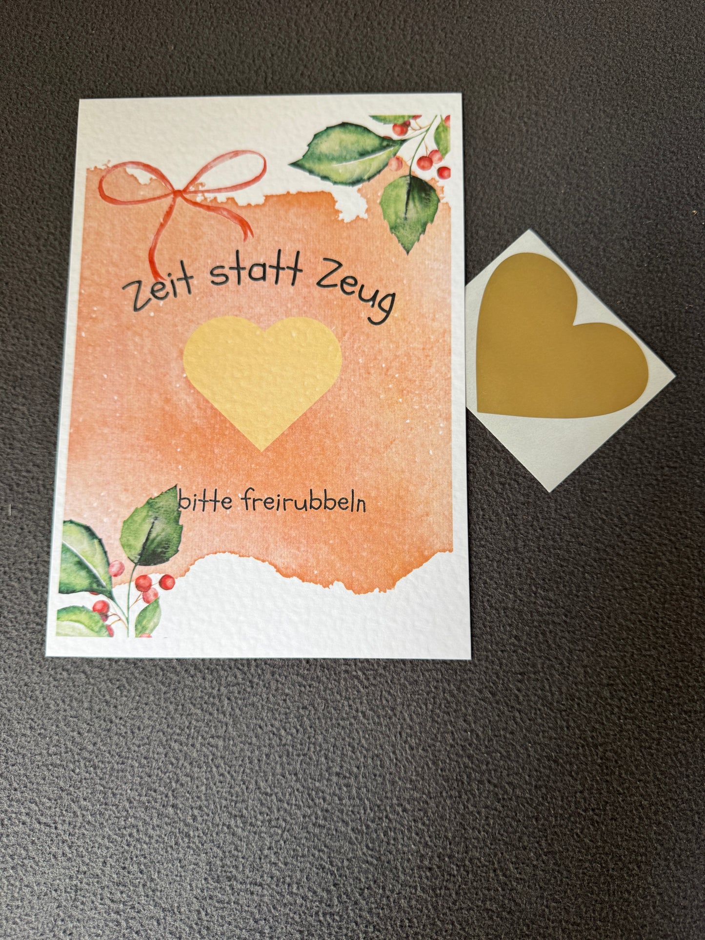 Glücksmoment-Rubbellos für Freunde und Familie