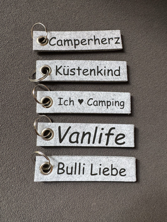 Schlüsselanhänger für Camper – Liebe zum Vanlife immer dabei!