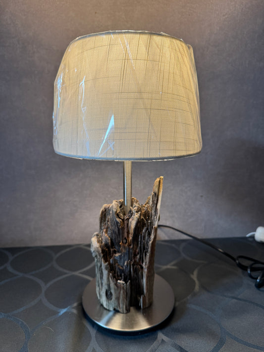 Treibholzlampe Wattlicht Amrum – Unikat mit Nordsee-Treibholz