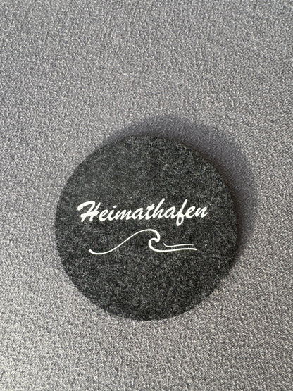 Statement Filzuntersetzer mit Spruch