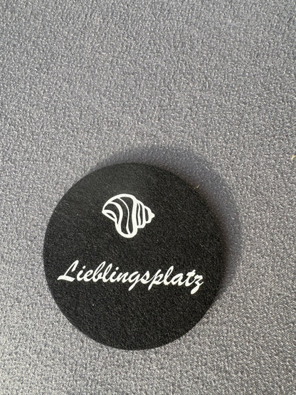 Statement Filzuntersetzer mit Spruch