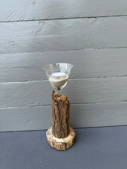 Nachhaltige Küsten Dekoration mit Glas und Sandfüllung