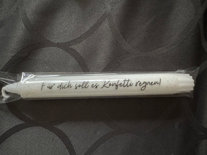 Stabkerzen zum Geburtstag oder Hochzeit