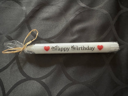 Stabkerzen zum Geburtstag oder Hochzeit
