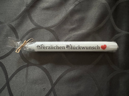Stabkerzen zum Geburtstag oder Hochzeit