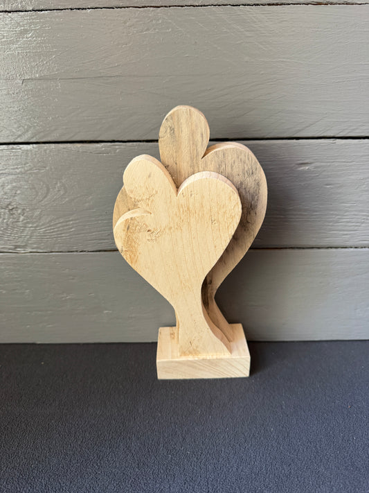 Liebespaar aus Holz das perfekte Geschenk zur Hochzeit