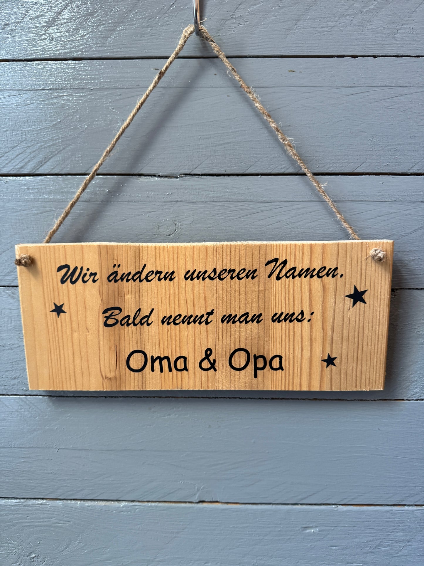 Schwangerschaftsankündigung oder als Deko im Zuhause der künftigen Großeltern