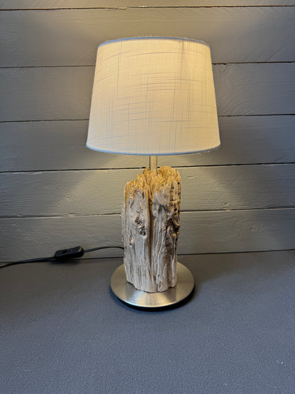 Treibholzlampe Nordseelicht Friedrichskoog – handgefertigtes Unikat aus Nordseeholz