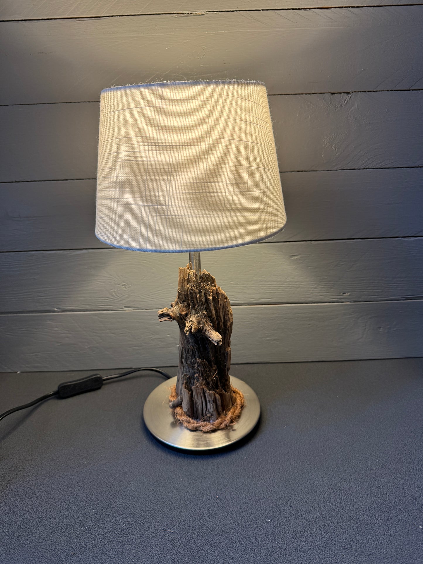 Treibholzlampe Nordseelicht St. Peter-Ording – handgefertigtes Unikat aus Nordseeholz