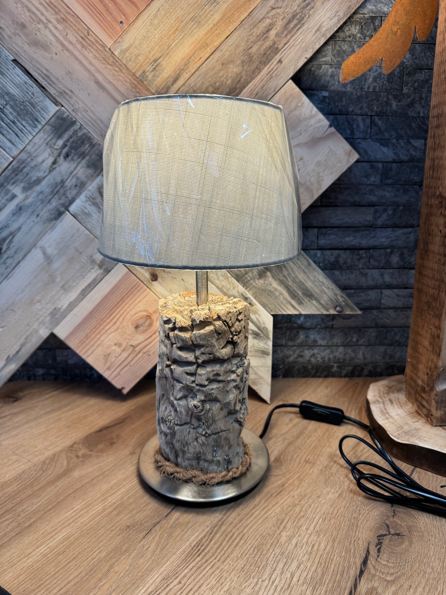 Nordsee Treibholzlampe Westerhever im maritimen Wohnstil