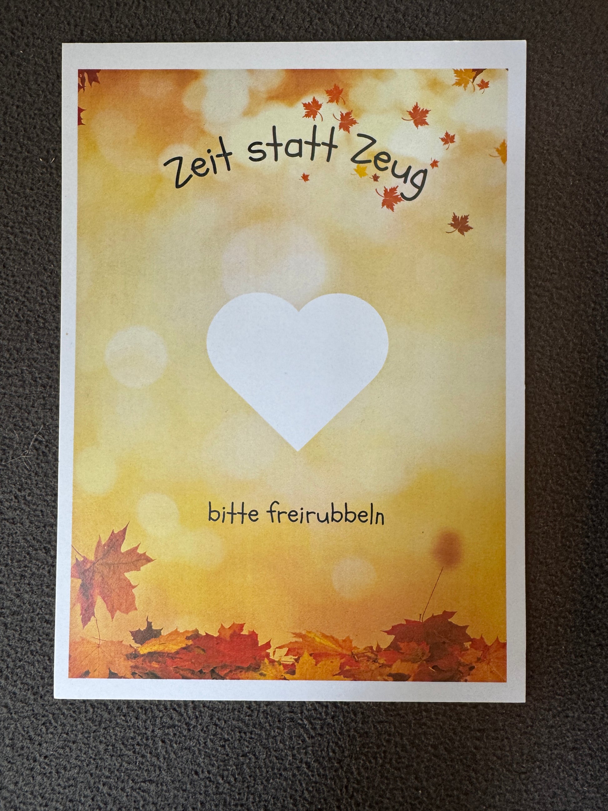 Kreatives DIY-Geschenk zum Abrubbeln 