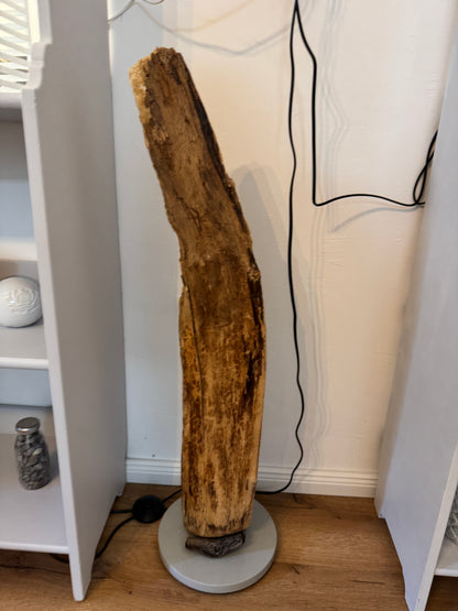 Unikat Stehlampe aus naturbelassenem Treibholz