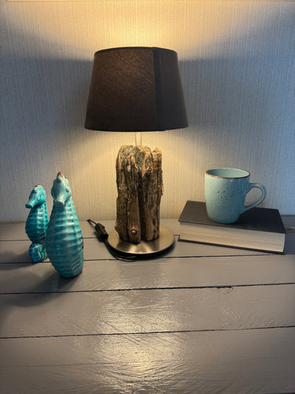 Unikat Lampe aus Holz von der Nordsee