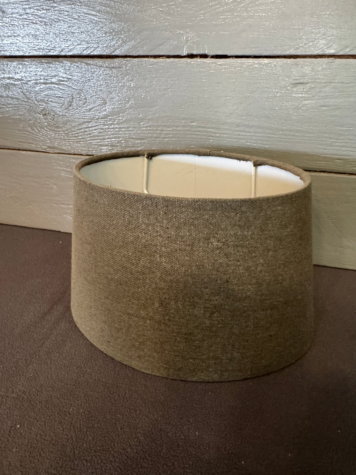 Lampenschirm oval Grau schlicht und modern