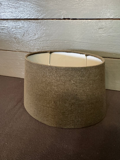 Lampenschirm oval Grau schlicht und modern