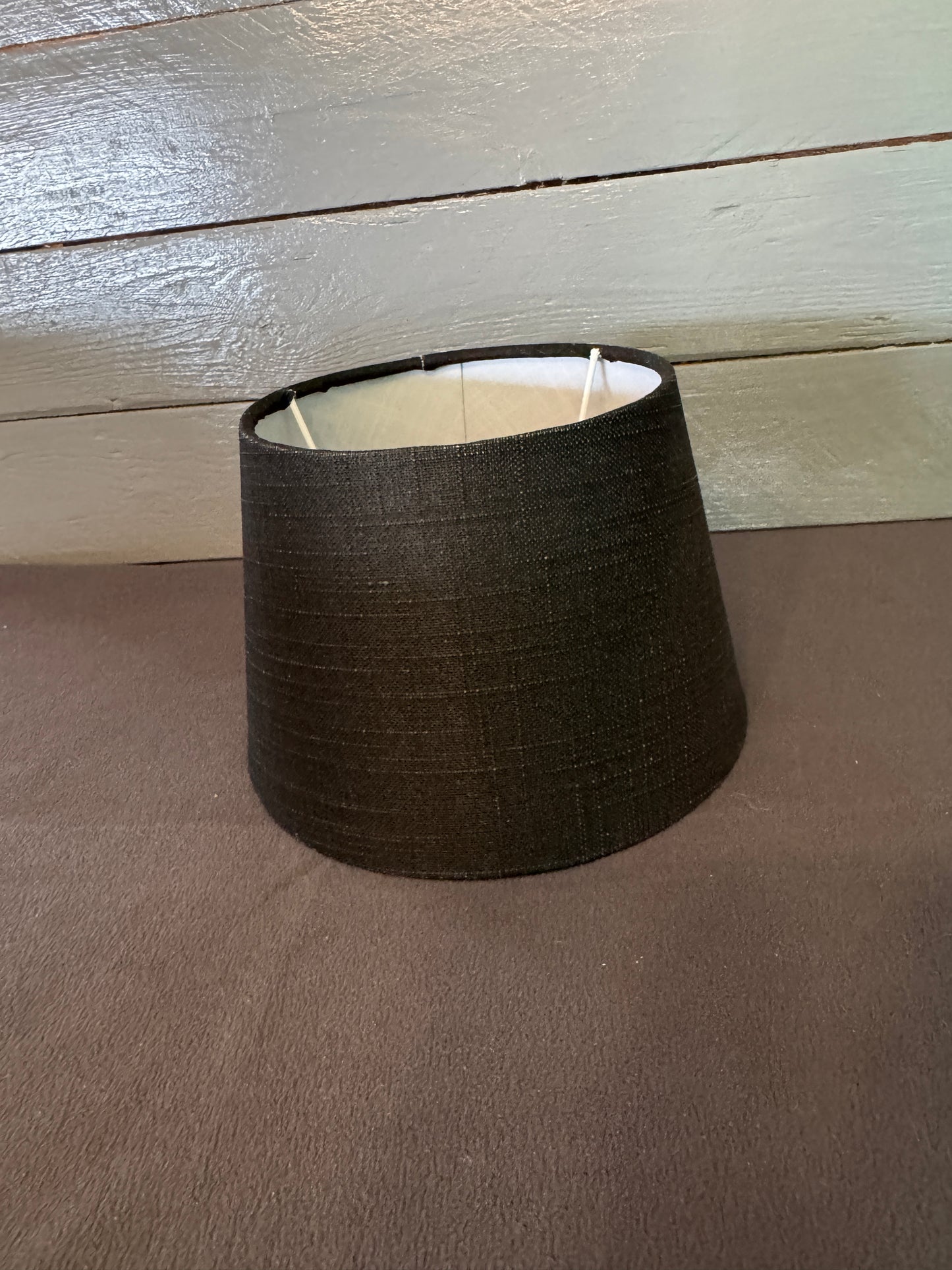 Lampenschirm rund 20 cm Schwarz modern und elegant