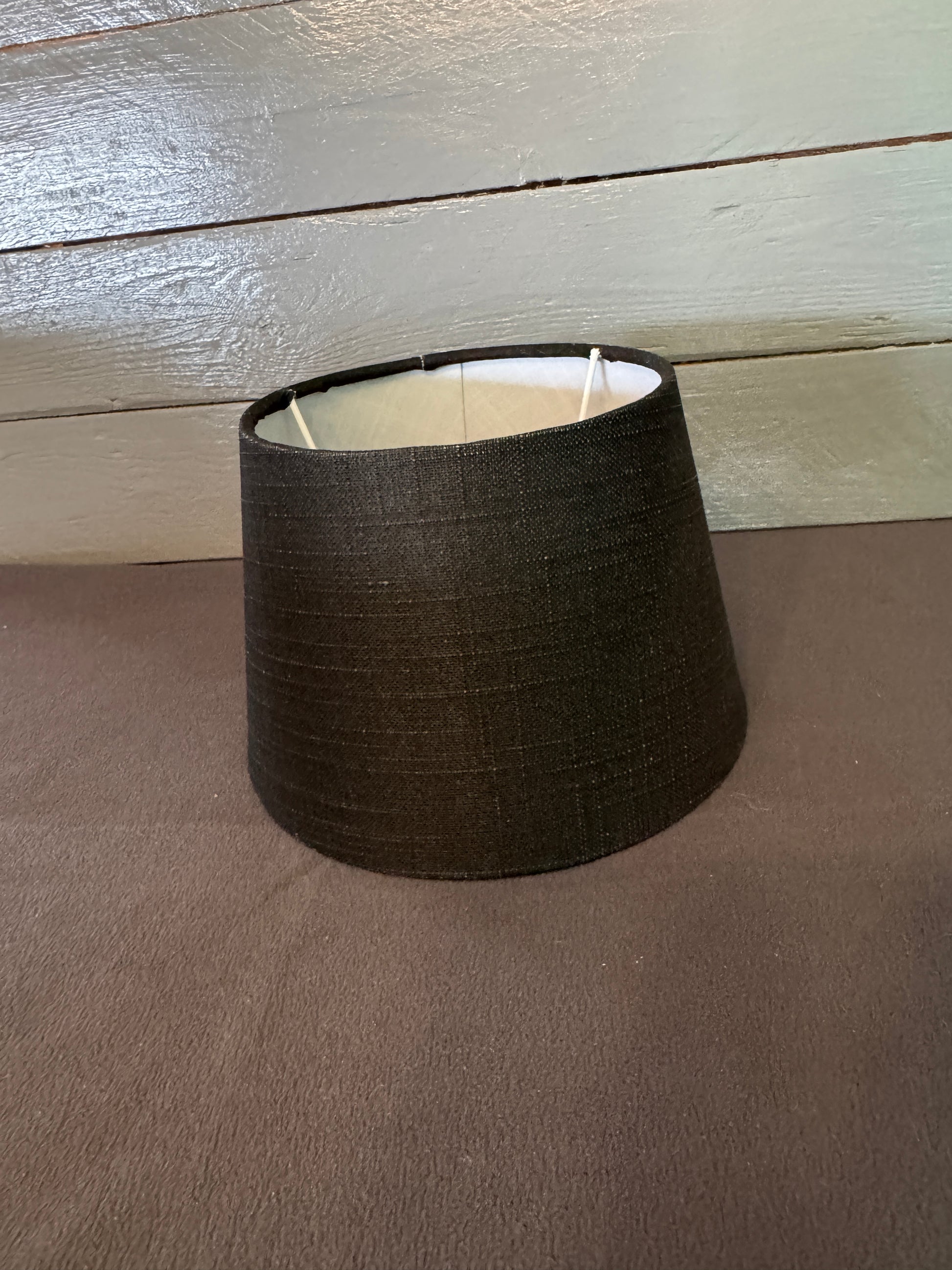 Lampenschirm rund 20 cm Schwarz modern und elegant