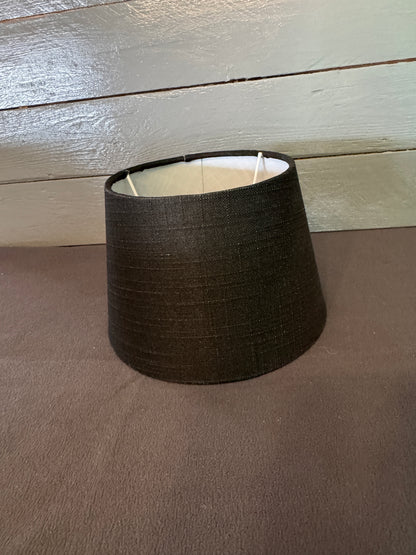 Lampenschirm rund 20 cm Schwarz modern und elegant