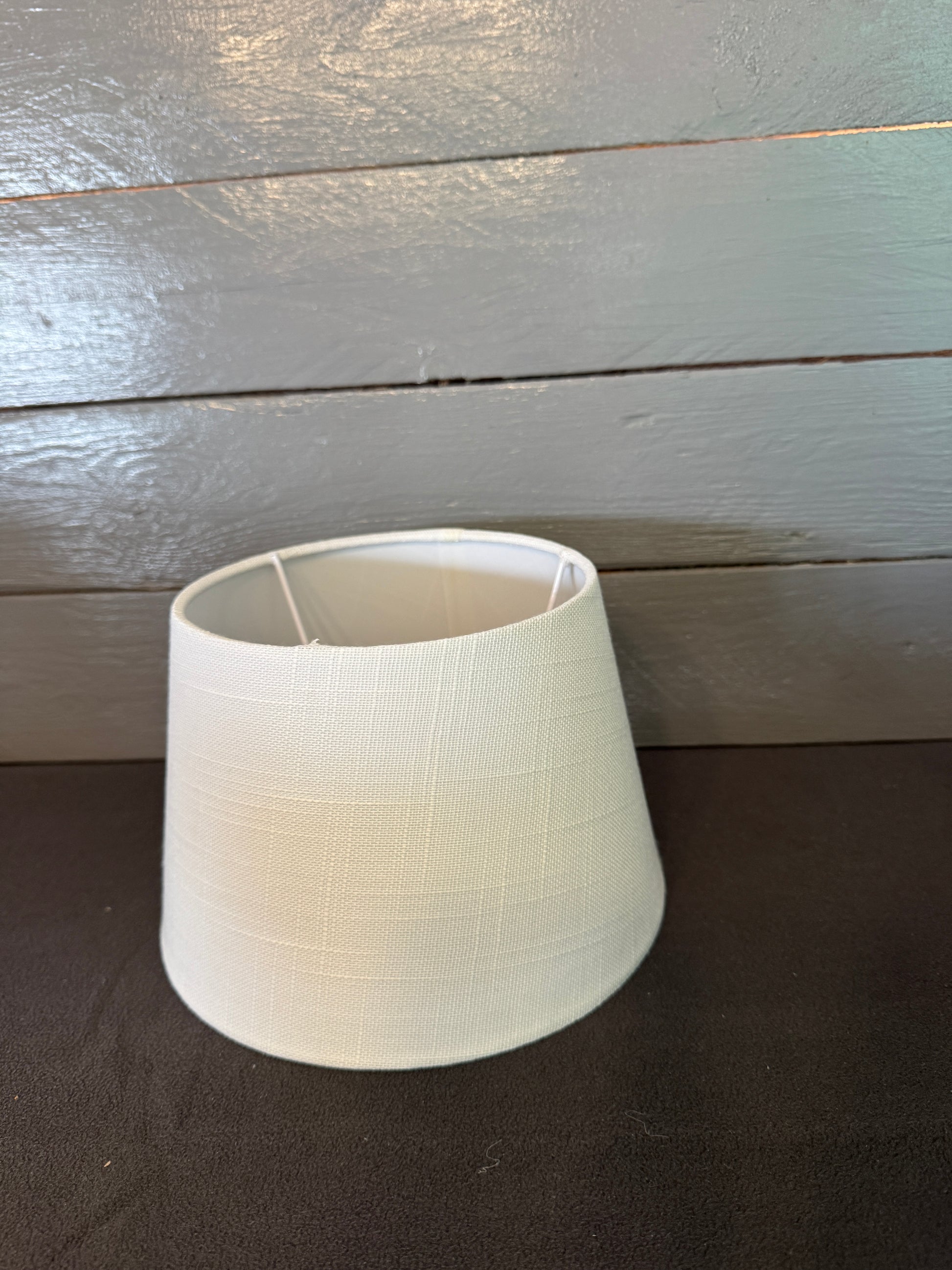 Lampenschirm rund 20 cm Weiß schlicht und zeitlos