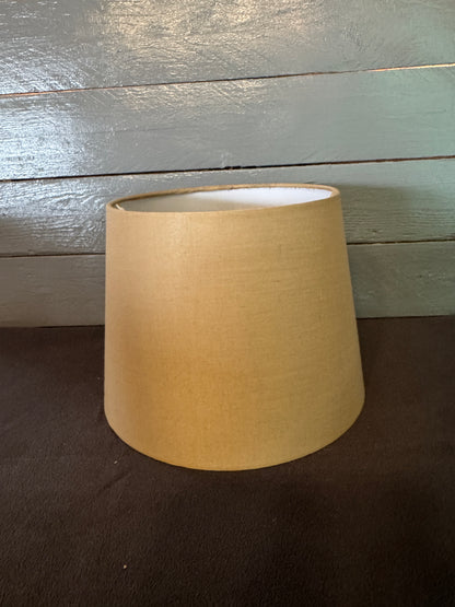 Lampenschirm rund 24 cm Taupe in natürlichem Farbton