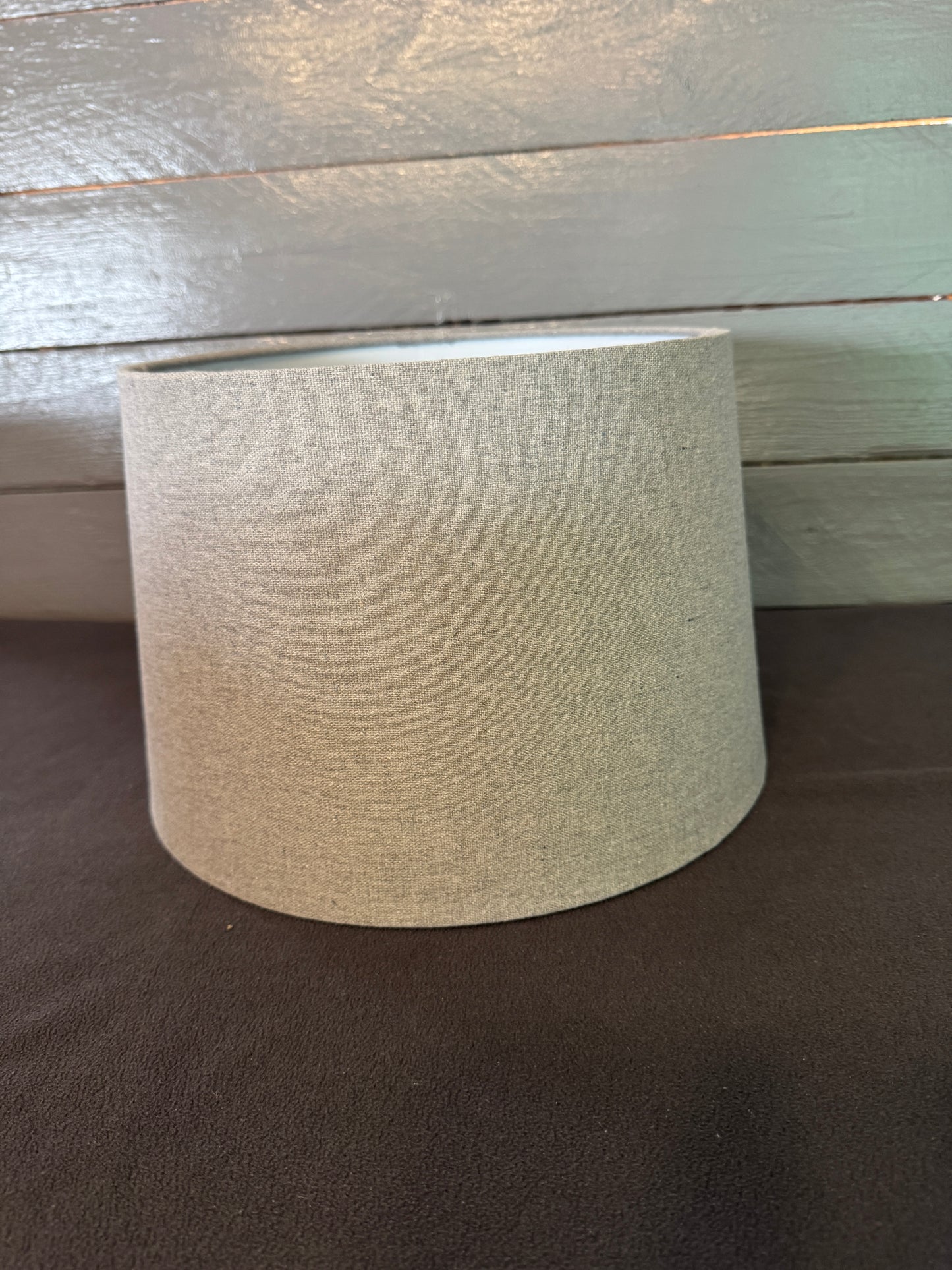 Lampenschirm rund 28 cm Hellgrau in heller Farbvariante