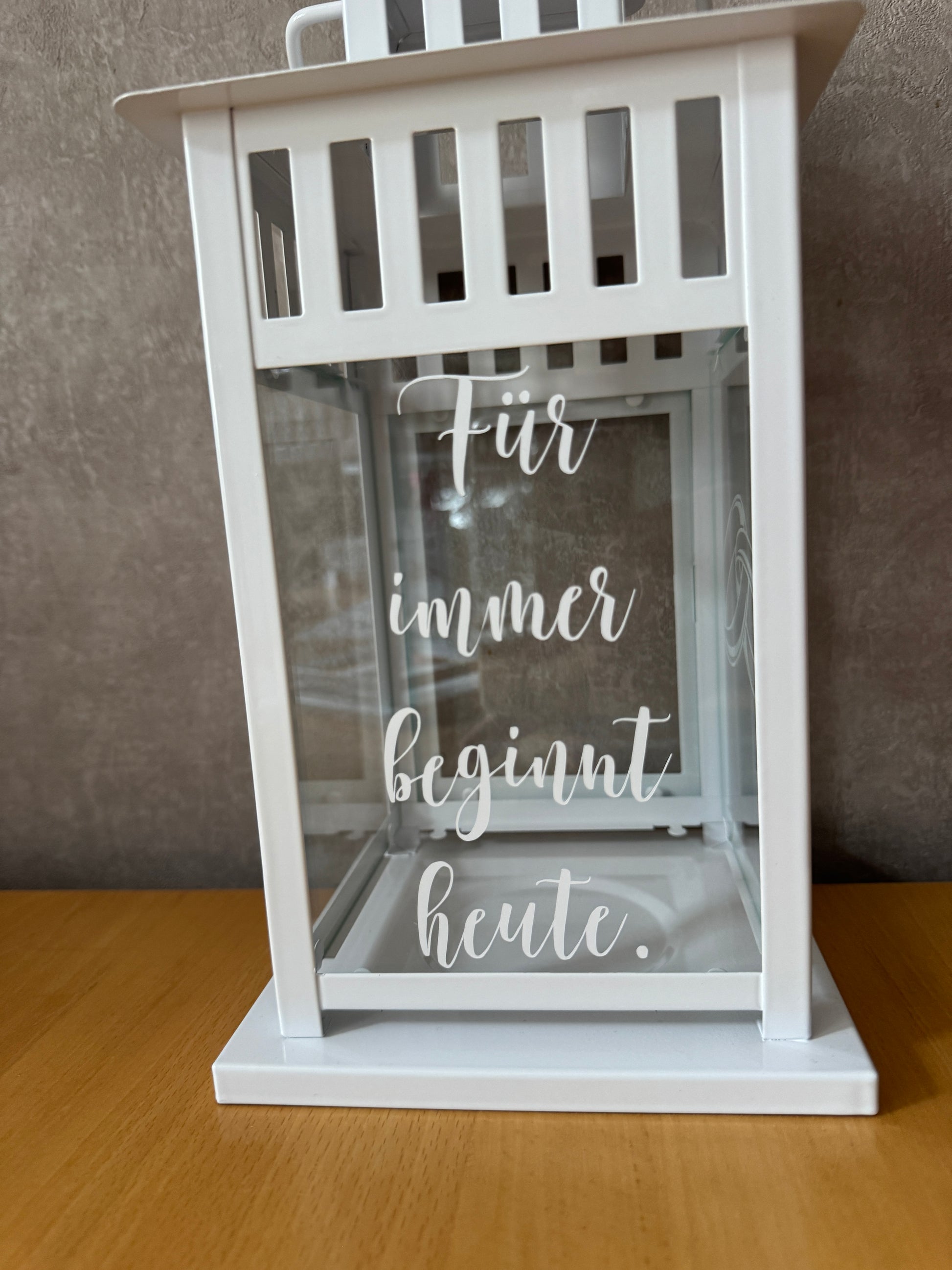 Hochzeitslaterne „Für immer beginnt heute“