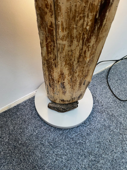 Treibholzlampe aus der Eckernförder Bucht bei Fischleger